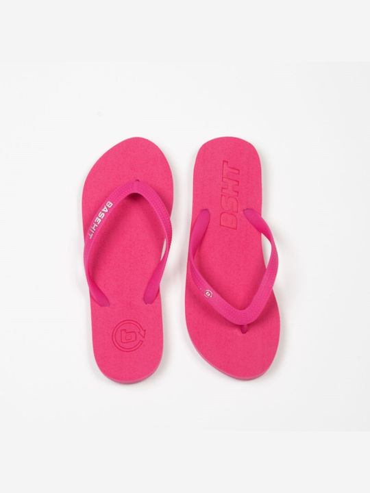 Basehit Women's Flip Flops Fuchsia