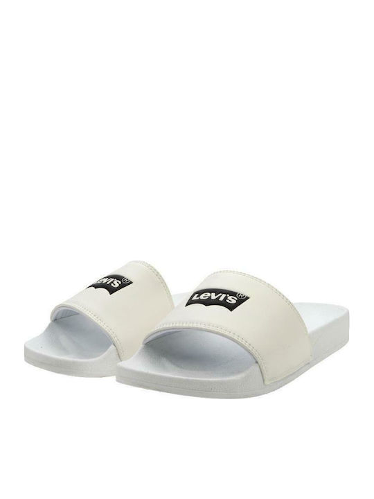 June Batwing Slides σε Λευκό Χρώμα