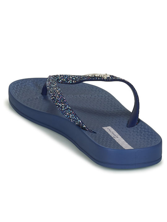 Lolita Women's Flip Flops in Navy Blue Color