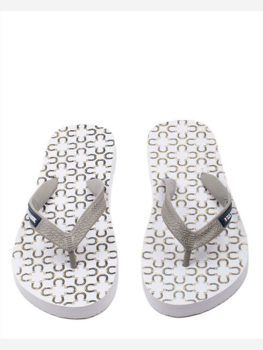 Vaian Frauen Flip Flops in Beige Farbe