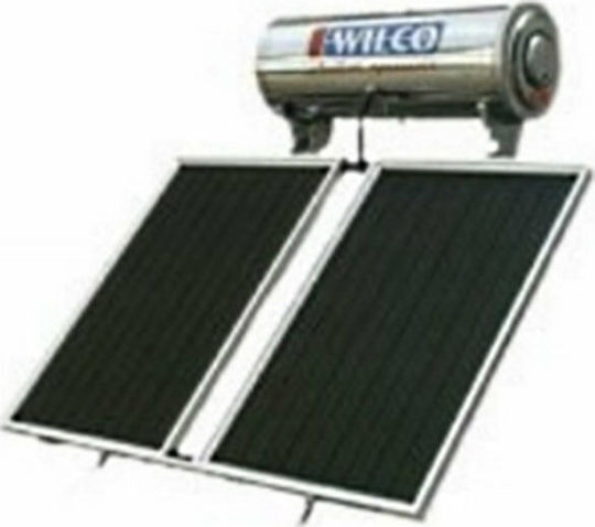 Wilco Ηλιακός Θερμοσίφωνας 200 λίτρων Glass Τριπλής Ενέργειας με 4τ.μ. Συλλέκτη