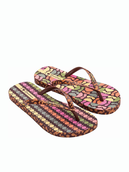Ipanema Sem Igual Pop Flip Flops Brown