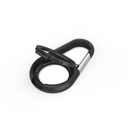 Belkin Secure Holder with Carabiner Θήκη Μπρελόκ για AirTag σε Μαύρο χρώμα