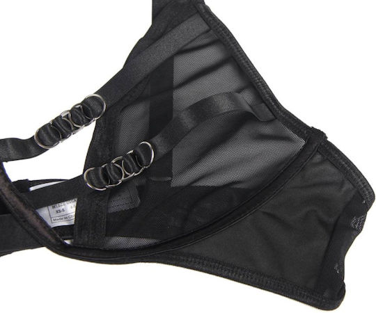 Queen Lingerie 2 Pieces Set Sexy Σετ Εσωρούχων με Διαφάνεια Black 2τμχ
