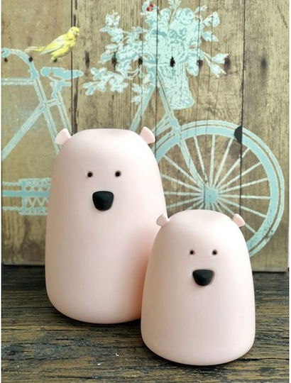 Rabbit & Friends Mini Bear Nursery Night Light Battery White