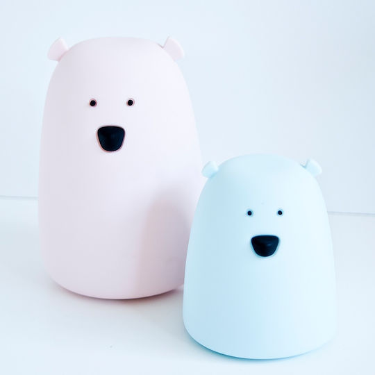 Rabbit & Friends Нощна Светлина Mini Bear Батерии Синя