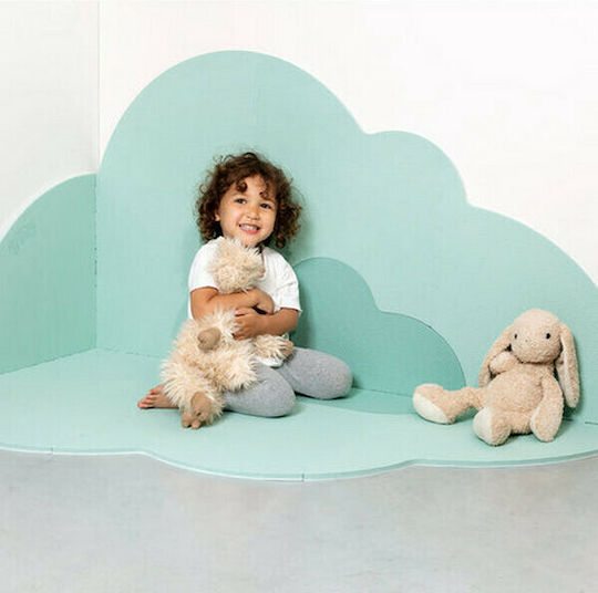 Quut Kinderbodenpuzzle Große Wolke Green 5Stück