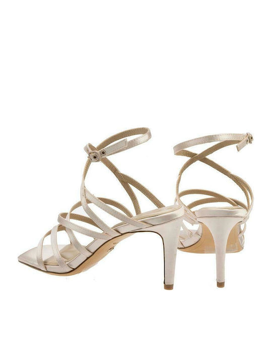 Stoff Sandalen Platinum