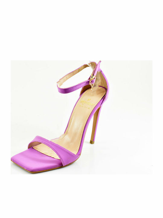 Stilettos Υφασμάτινα Πέδιλα Μωβ