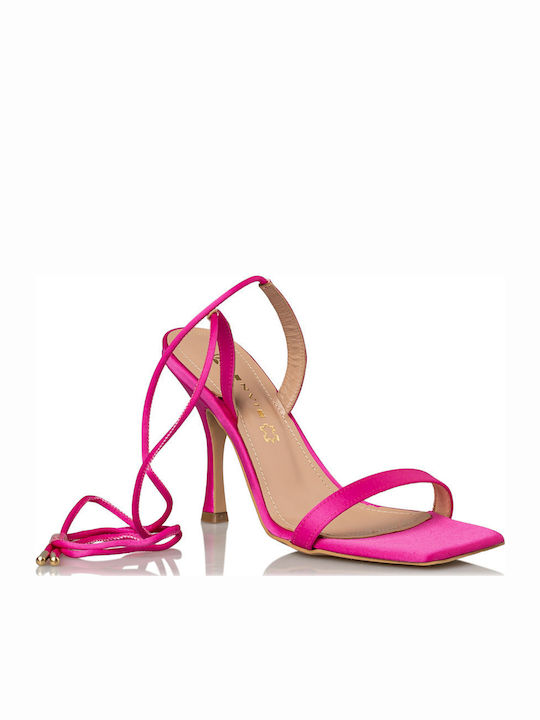 Fabric Sandals Fuchsia