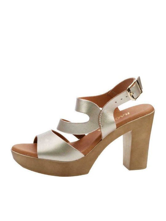Leather Sandals Silver