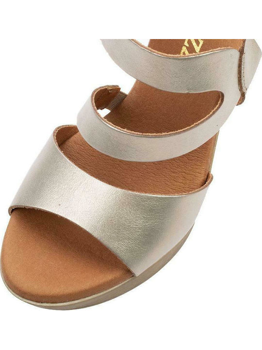Leather Sandals Silver