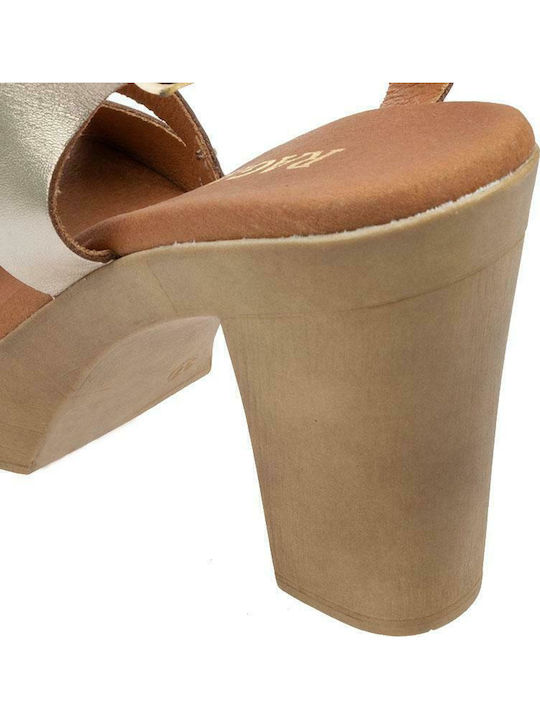 Leather Sandals Silver