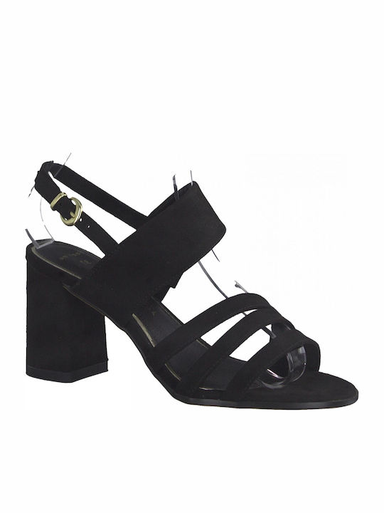 Suede Sandalen Schwarz