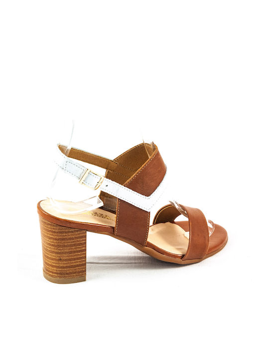 Leather Sandals Anatomic Tabac Brown