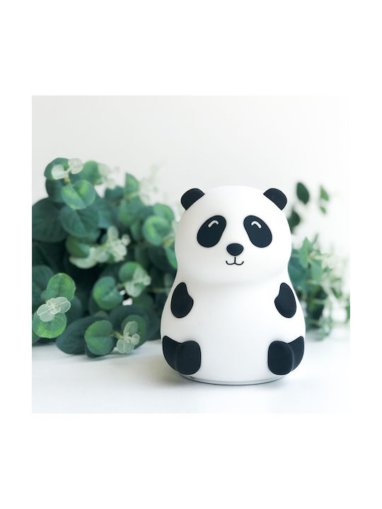 Rabbit & Friends Φωτάκι Νυκτός Panda USB Λευκό