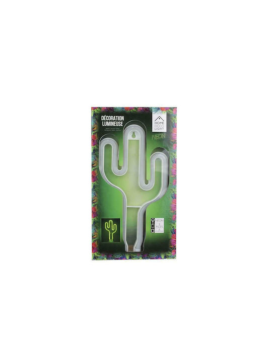 Kids Decorative Lamp Cactus Transparent 14x2.2x26.2εκ.