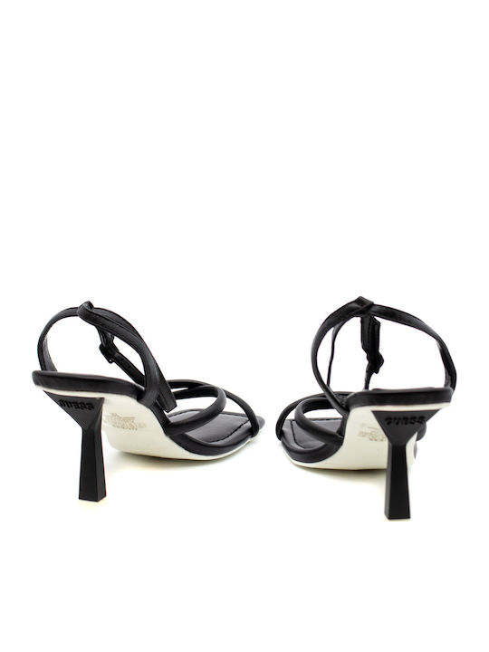 Dezza Din piele Sandale Negre