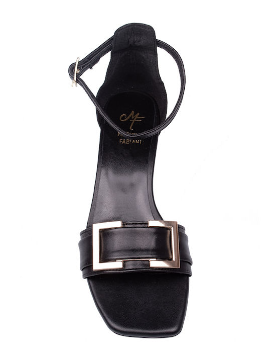 Leather Sandals Black
