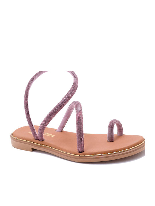 Sandale Casual Damă Anatomici Din Piele Roz