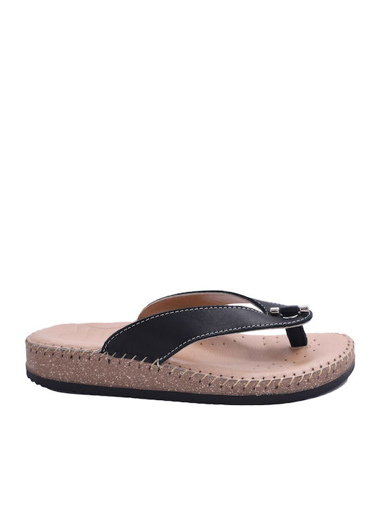 Sandale Casual Damă Anatomici Din Piele Negre