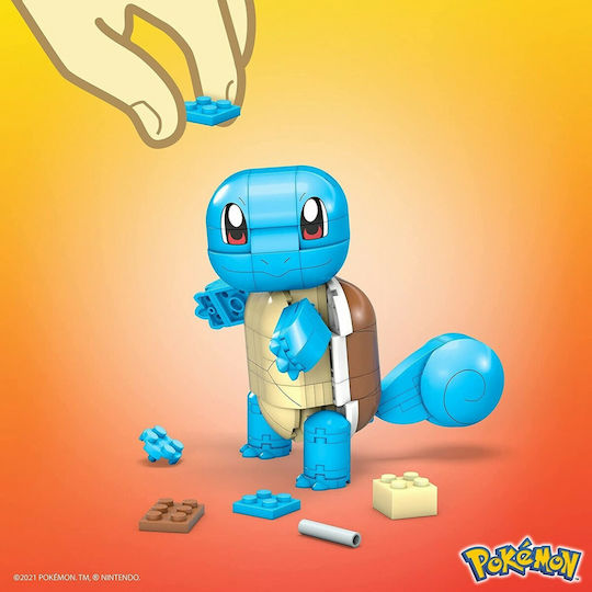 Mega Bloks Building Blocks Pokémon Build and Show Squirtle for 7+ Years 199 Pieces