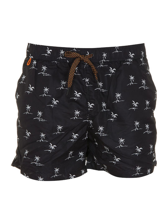 Men's Swimwear Shorts Black with Patterns