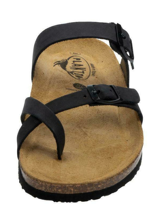 Bombay Leather Women's Flat Sandals Anatomic Bombay Black