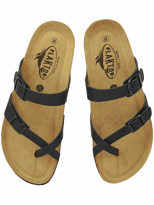 Bombay Leather Women's Flat Sandals Anatomic Bombay Black