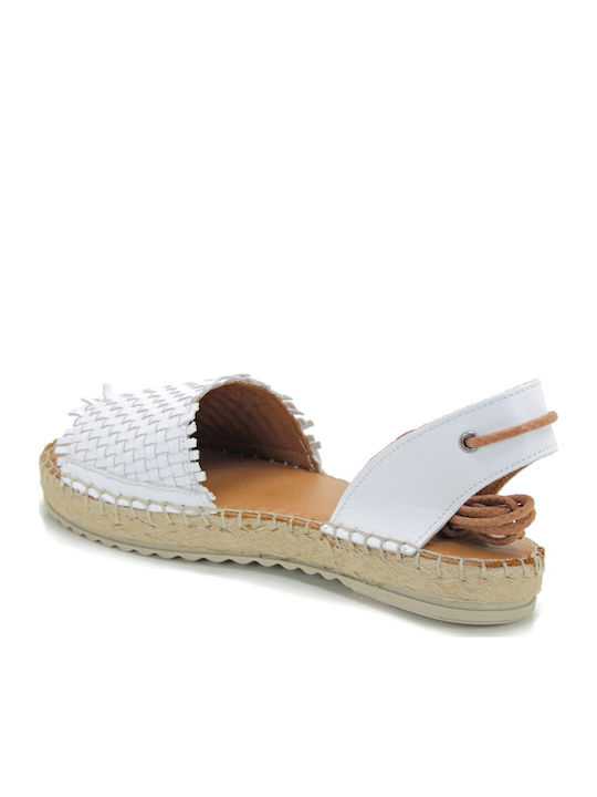 Women's Flat Sandals Anatomic in White Color