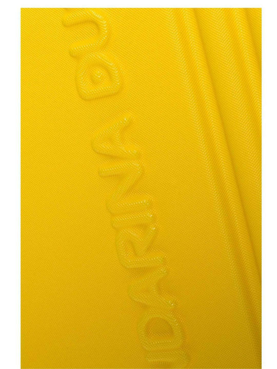 Logoduck Valiză de Călătorie Cabină Dură Galbenă cu 4 roți Înălțime 55cm