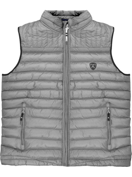 Sleeveless Jacket Puffer Gray