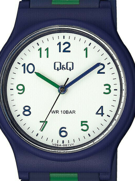 Q&Q Watch with Battery Mechanism
