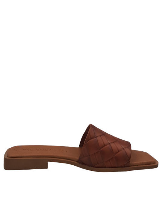 Eva Frutos Slipper Mule Taba 2128 CUERO