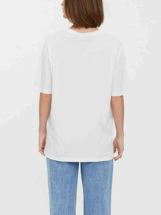 Vero Moda Γυναικείο T-shirt Λευκό