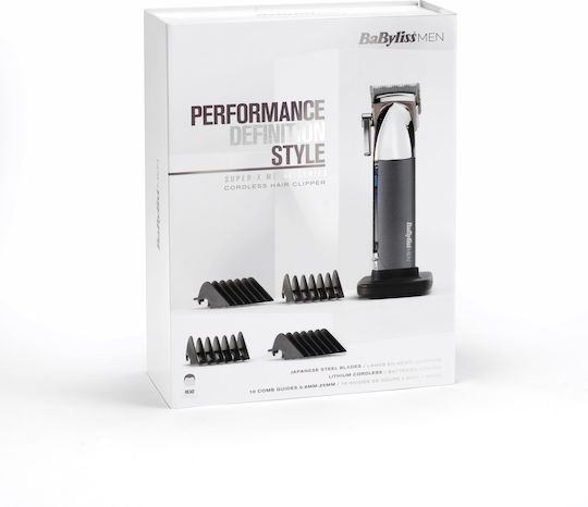 Babyliss Super-X E996E Professionell Wiederaufladbar Haarschneidemaschine Gray 214620