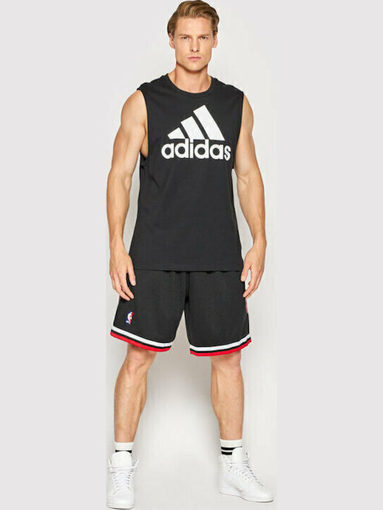 Chicago Bulls Αθλητική Ανδρική Βερμούδα Μαύρη