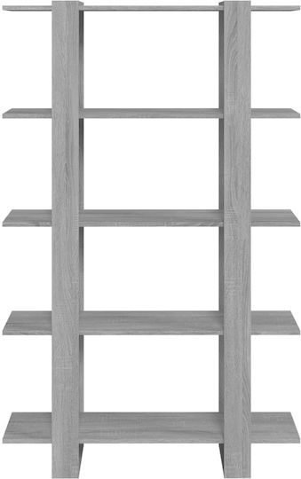 Bibliothek Grau 100x30x160cm