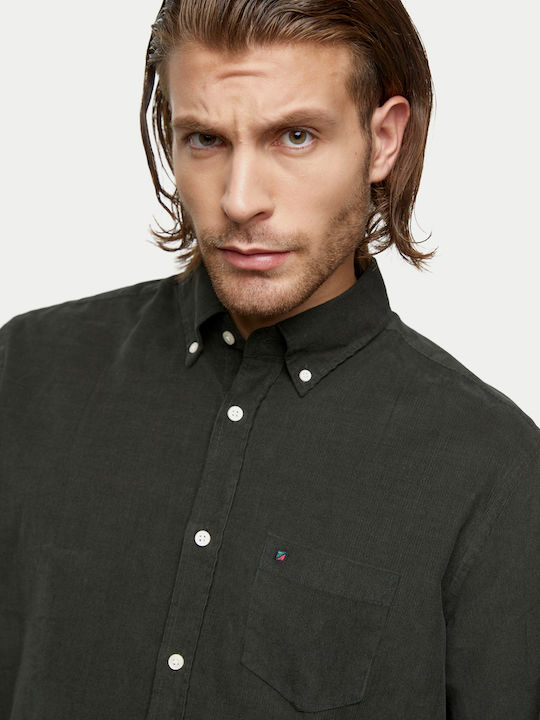 RedGreen Long Sleeve Shirt Skjorte Andreas - Green