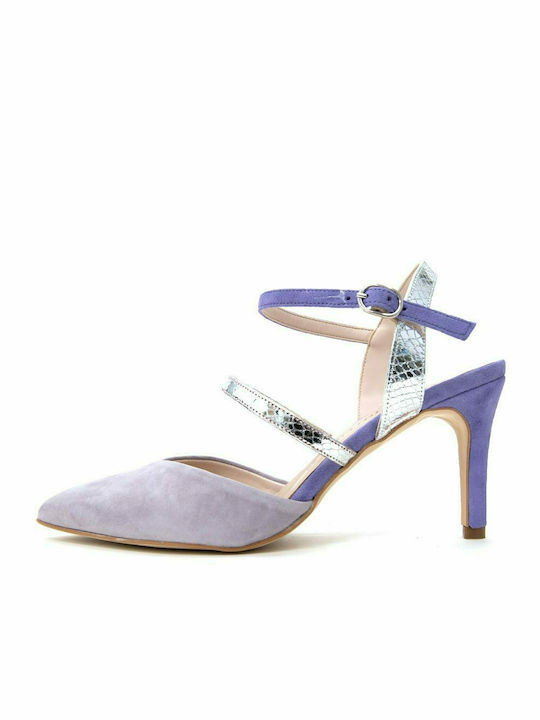 ALTRAMAREA SUEDE HEELS PUMPS WOMEN'S ALTRAMAREA PURPLE (LTRMR-8349-S)