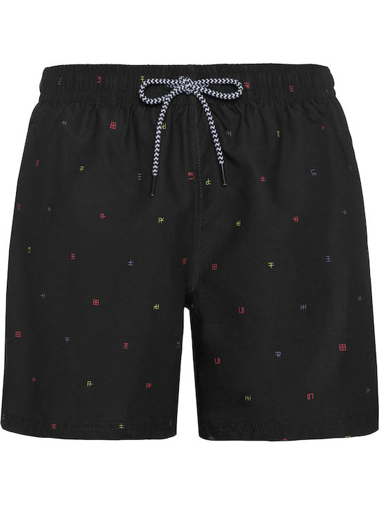 Protest Prtylmari Letters Men's Swimwear Shorts Black