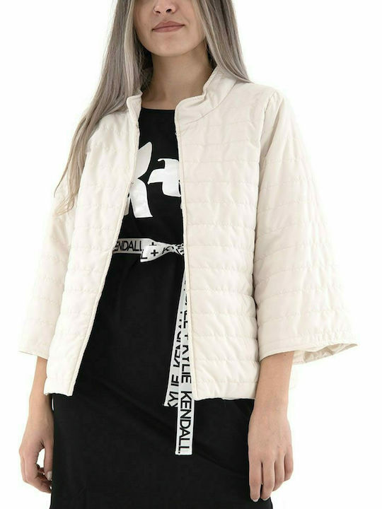 PLEASE JACKET WOMEN PLEASE OFF-WHITE (I493FERCOL-1160)