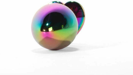 Debranet X-Men Secret Shine Metal Rainbow Heart Anal Plug Groß Rainbow