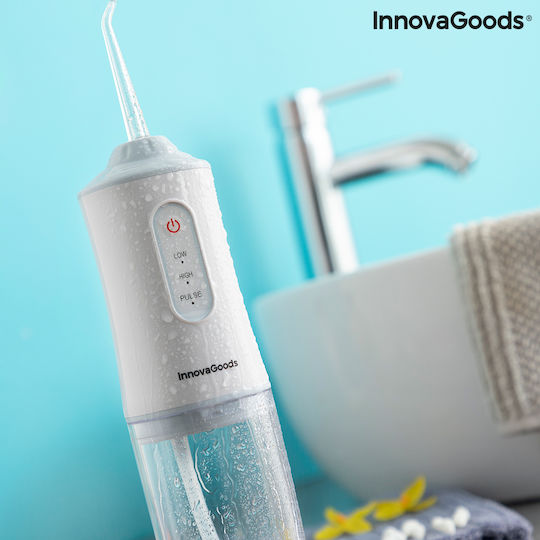 InnovaGoods Denter Water Flosser 220ml Επαναφορτιζόμενο & Αδιάβροχο White