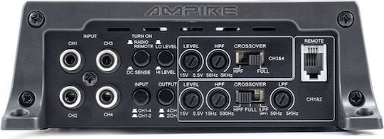Ampire MBM110.4-2G Ενισχυτής Αυτοκινήτου 4 Καναλιών (Κλάση D)