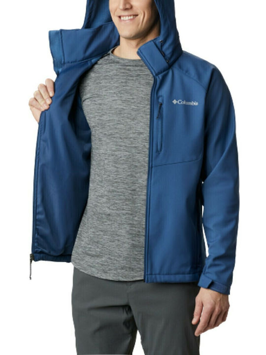 Cascade Ridge II Χειμωνιάτικο Μπουφάν Softshell Αδιάβροχο και Αντιανεμικό Μπλε