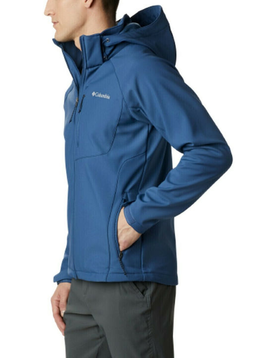 Cascade Ridge II Χειμωνιάτικο Μπουφάν Softshell Αδιάβροχο και Αντιανεμικό Μπλε