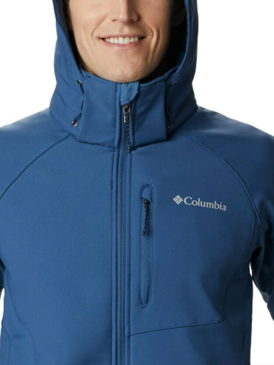 Cascade Ridge II Χειμωνιάτικο Μπουφάν Softshell Αδιάβροχο και Αντιανεμικό Μπλε