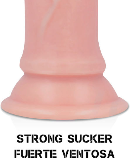 Rock Army Avenger Gurtzeug mit Dildo 19cm und Vibration in Hautfarbe