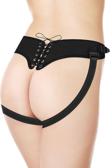 Rock Army Leopard Harness με Dildo 23cm στο χρώμα του δέρματος